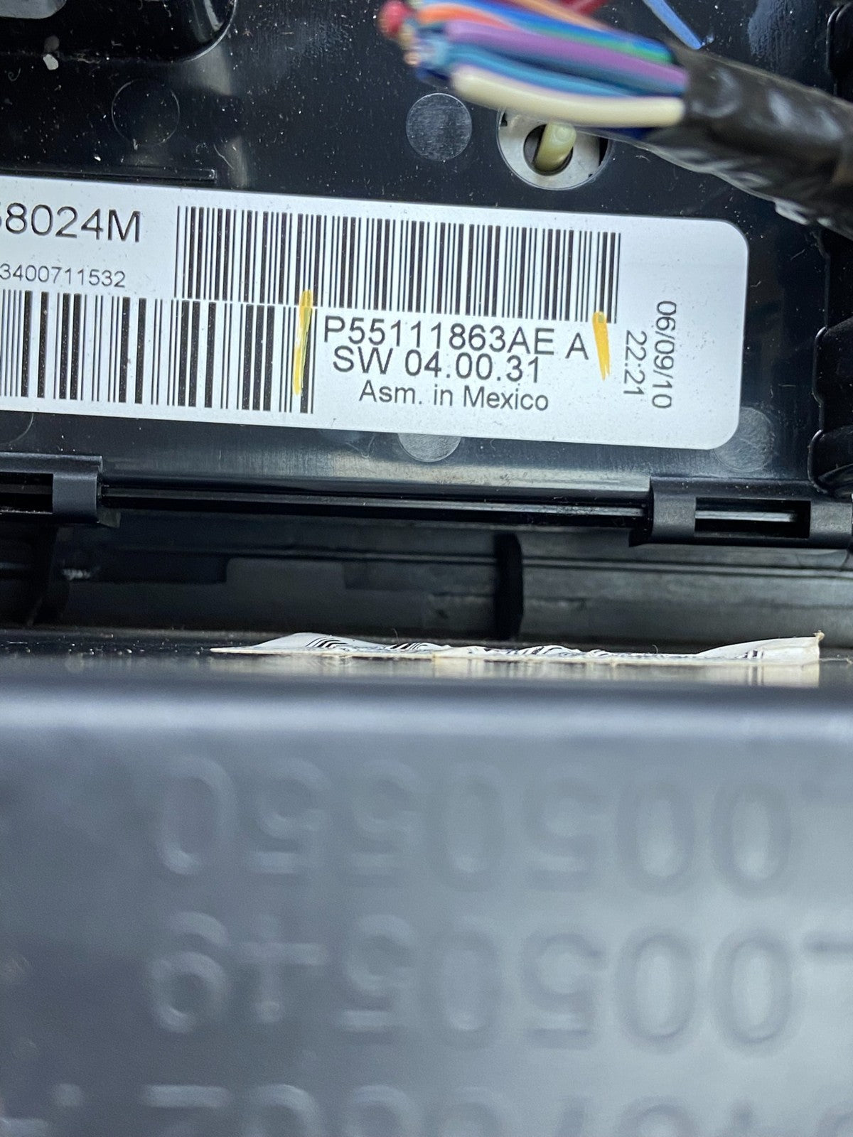 2009 2010 2011 Volkswagen Routan Ac Heater Climate Control p55111863ae Y2293 DG6