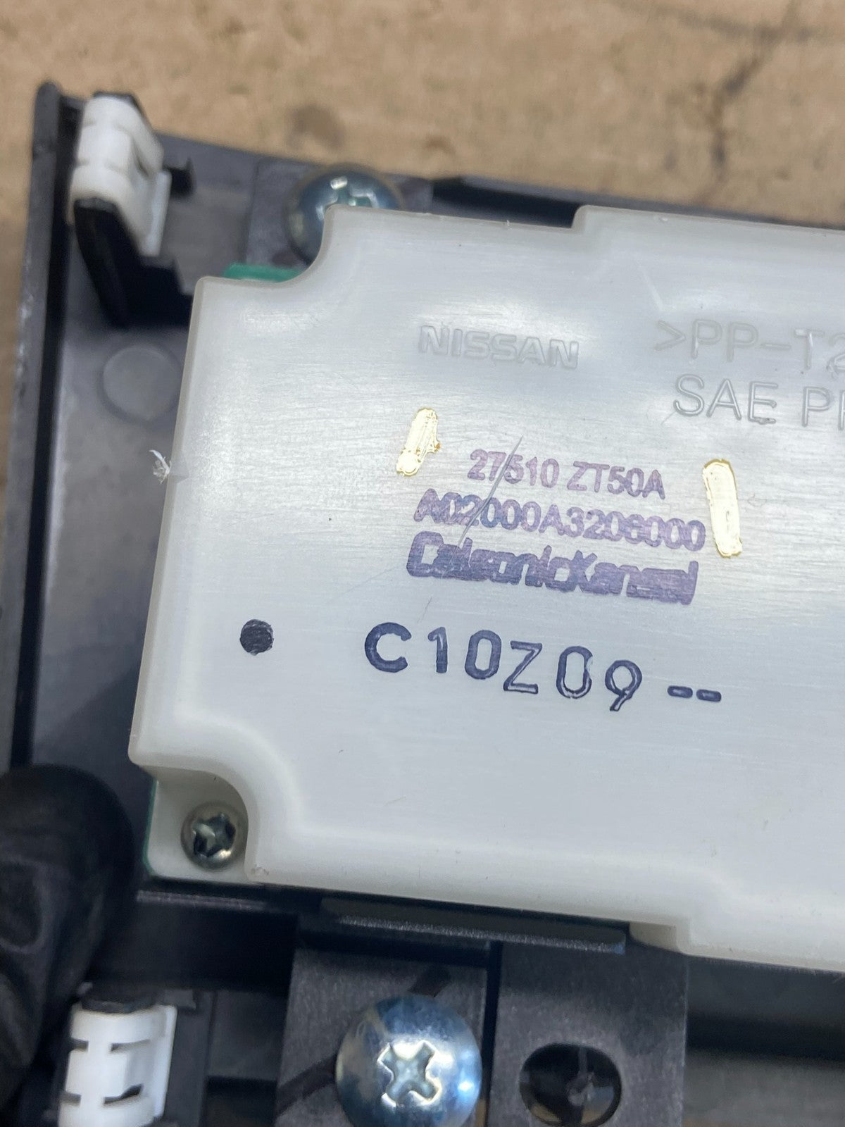 2010-2012 Nissan Sentra Climate Control Heater Ac Temperature Hvac AH5354 DG5