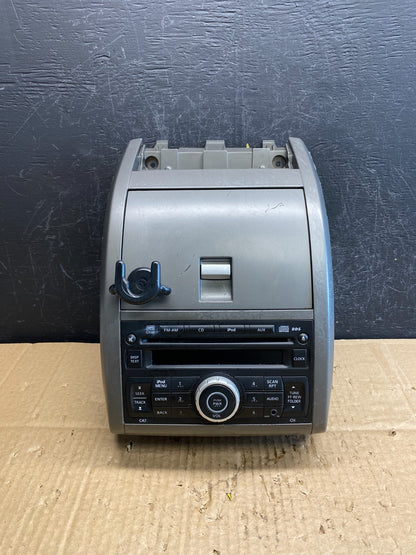 2010-2012 Nissan Sentra Center Dash Radio Bezel Panel Cubby Storage AC9610 DG0