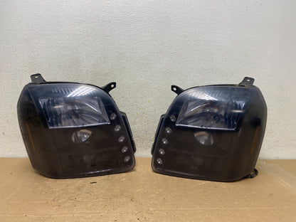 2007 - 2014 GMC Yukon Left+Right Side Set LED Black Headlights AI0910 DG0