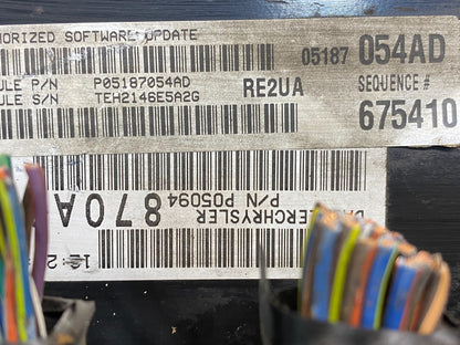 2007 Jeep Grand Cherokee Commander 5.7L Engine Computer ECU PCM AE8001 DW2