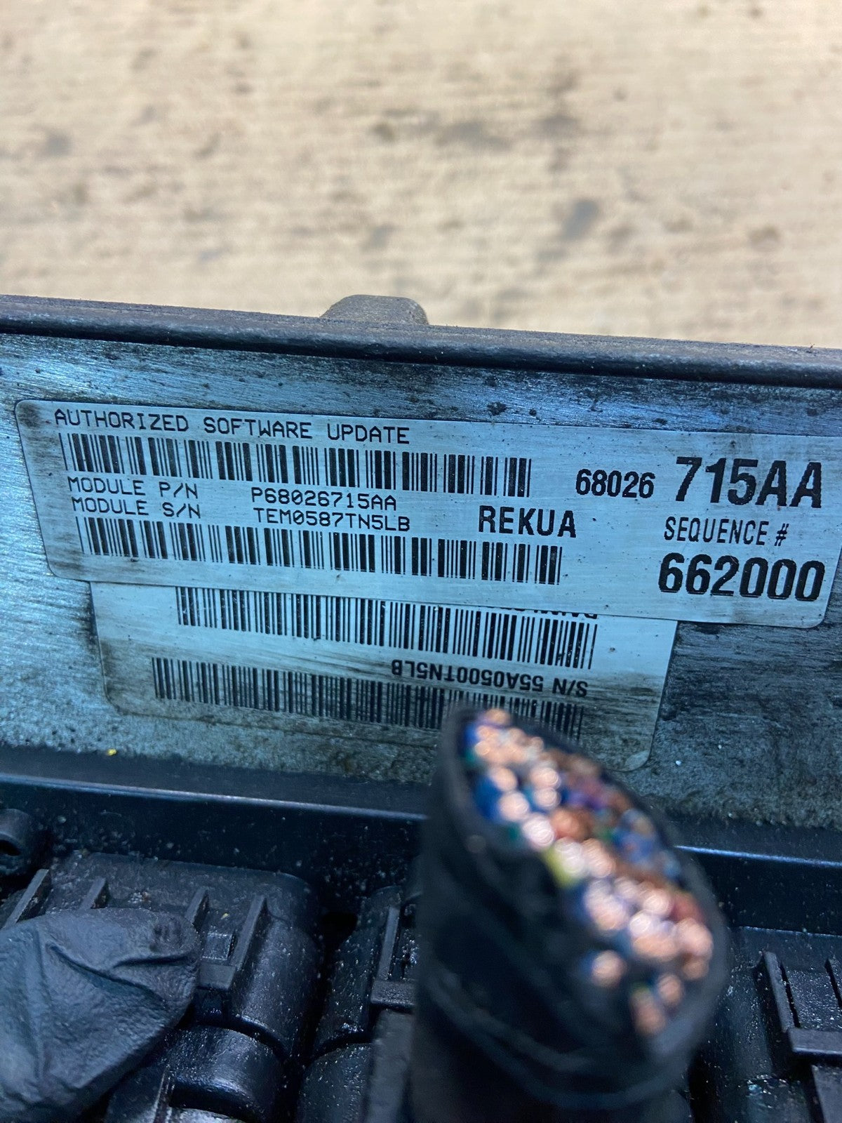 2007 Jeep Grand Cherokee  Commander 3.7L Engine Computer ECU PCM OEM AA0810 DG4