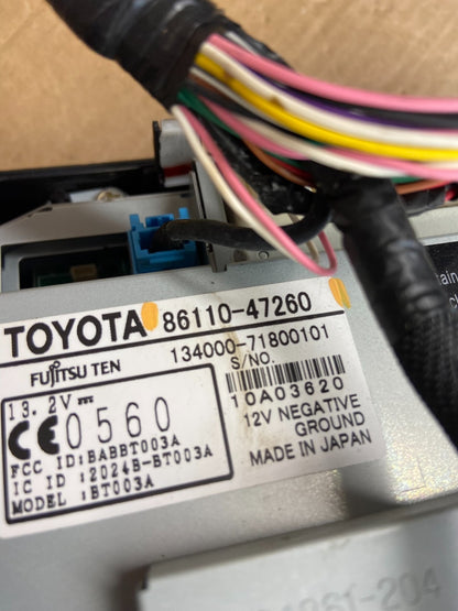 2006 to 2009 Toyota Prius Radio Stereo Receiver Screen Display AE4477 DW5