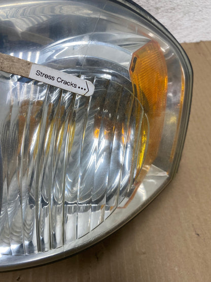2005 - 2006 Mazda Tribute Left Driver LH Halogen Headlight AE8907 LK4