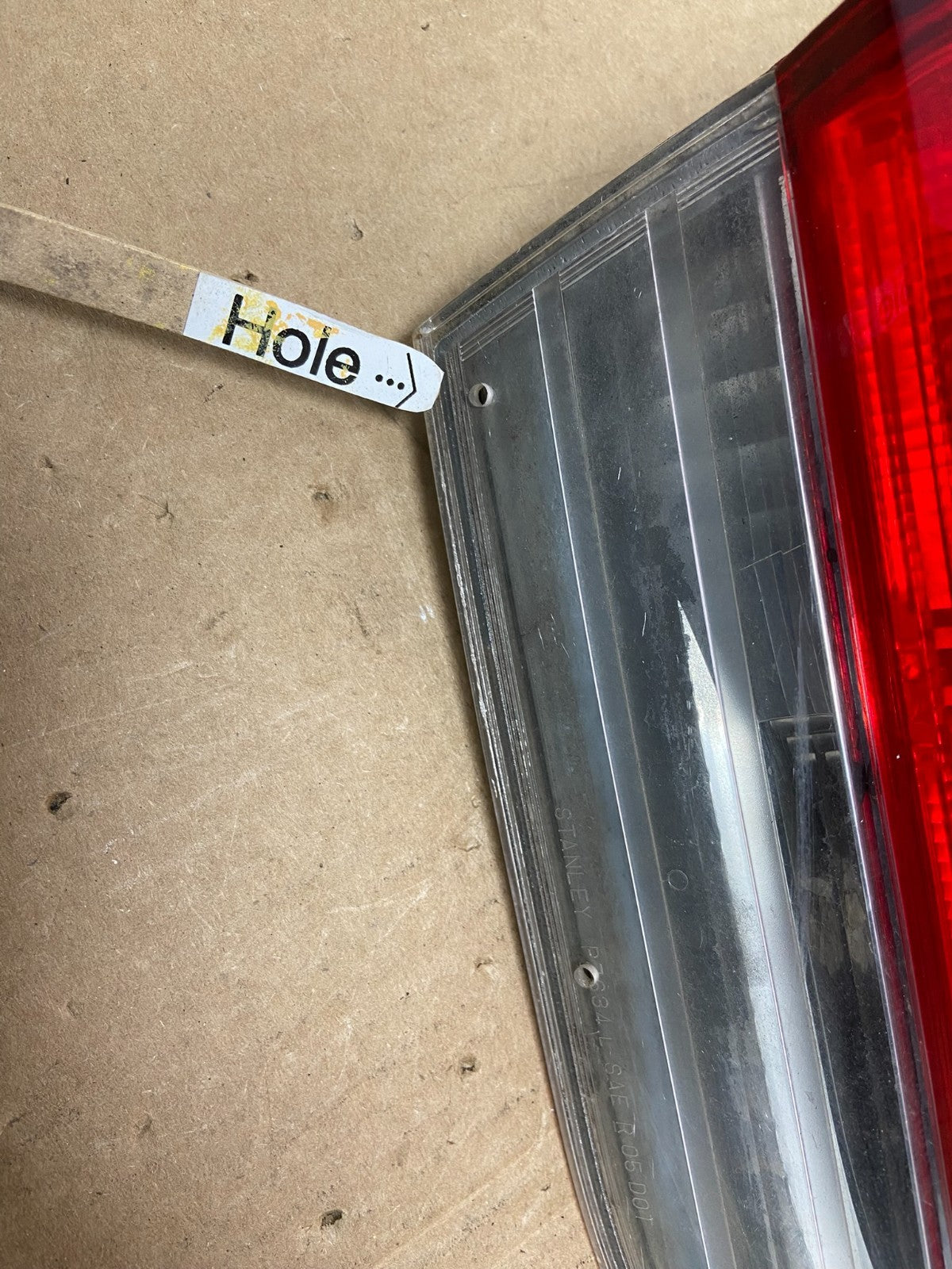 2008 to 2010 Honda Odyssey Left Driver LH Side Tail Light Inner Oem AC1141 DW4