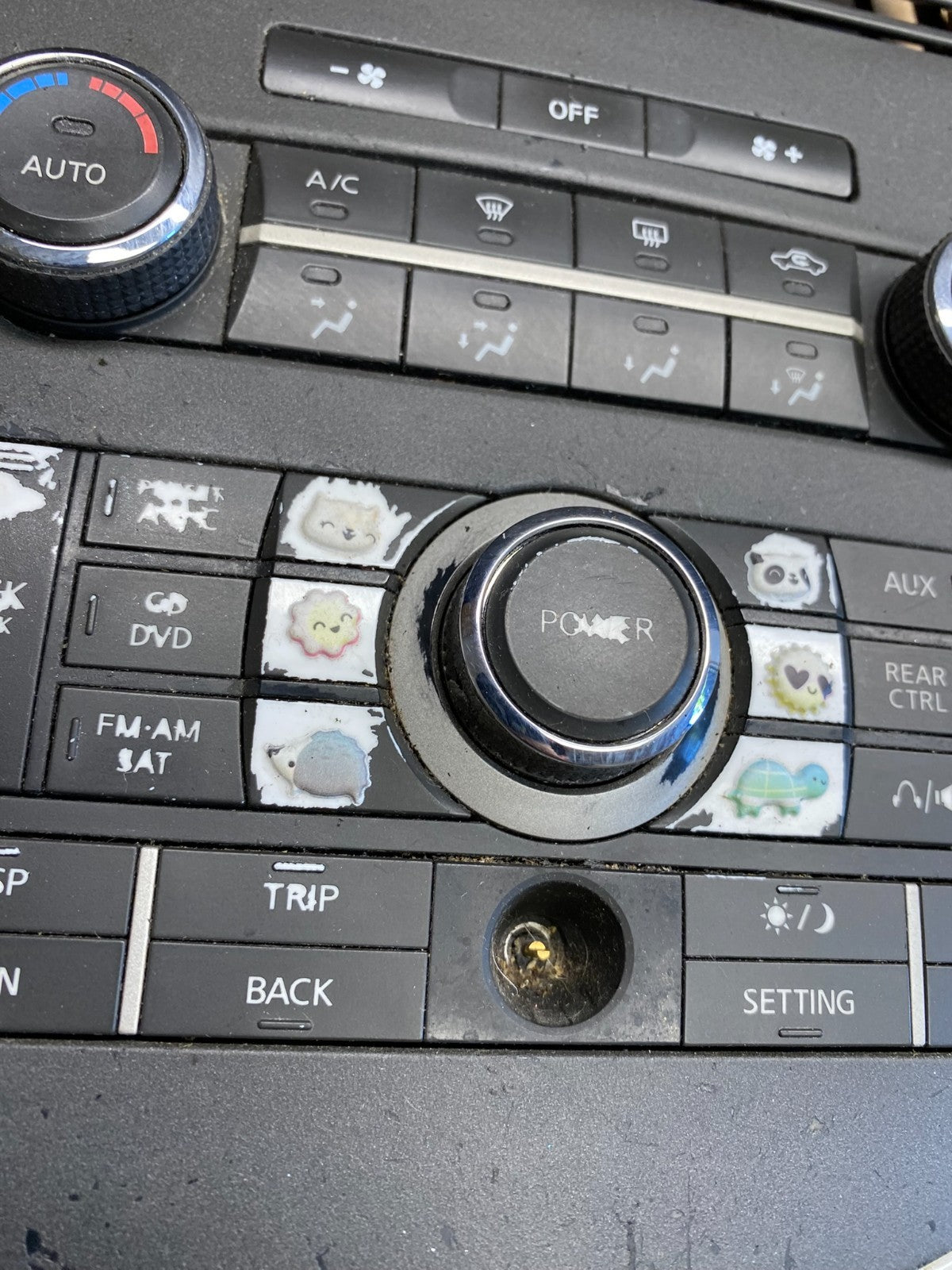 2007 to 2009 Nissan Quest Radio Shifter Climate Control Panel Bezel Oe AC9314 DG1