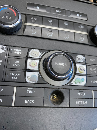 2007 to 2009 Nissan Quest Radio Shifter Climate Control Panel Bezel Oe AC9314 DG1
