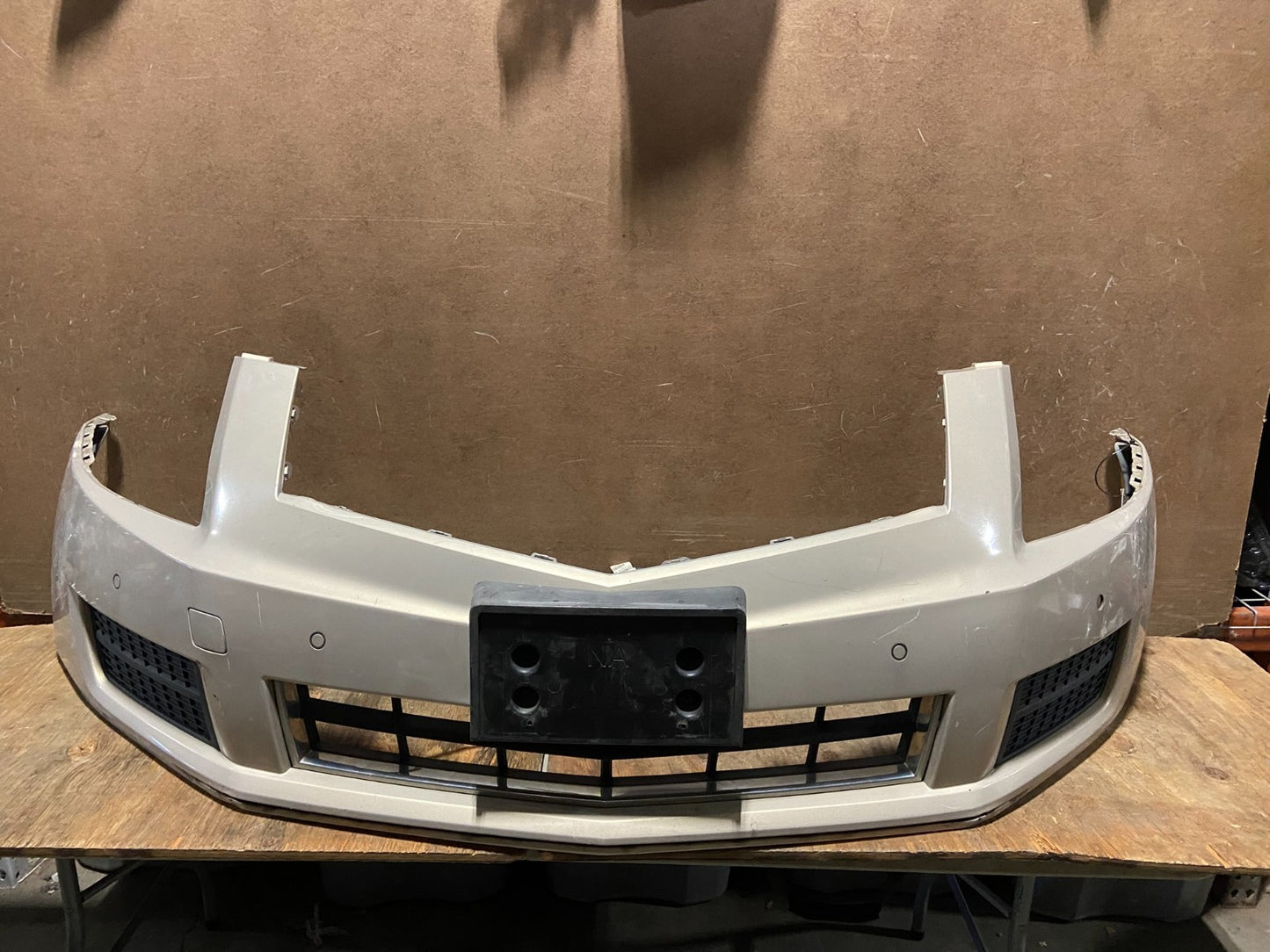 2010 to 2016 Cadillac SRX Beige Color Front Lower Bumper Cover Textured AD75140