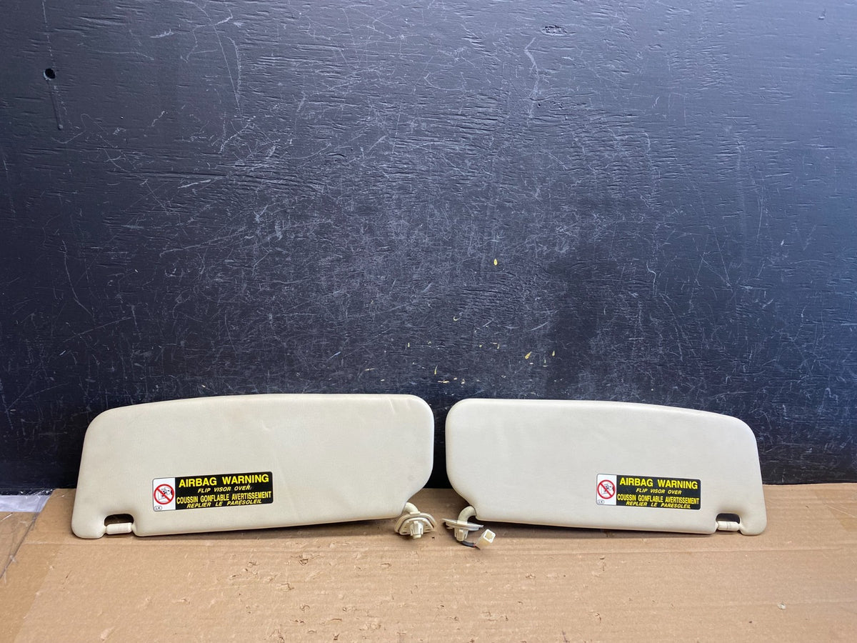 2002 to 2006 Lexus SC430 Left+Right Set Side Sun Visor Shade Cover AG83862