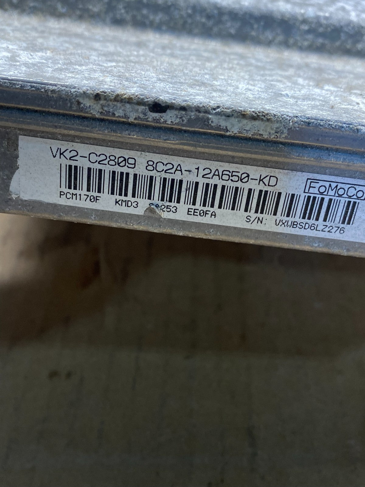 2008 Ford Van E-Series 5.4L Engine Control Module 8C2A-12A650-KD AG9740 DG2
