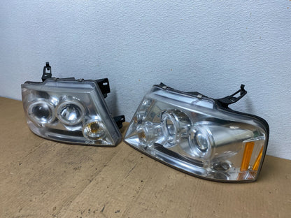 2004 to 2008 Ford F150 F-150 Left+Right Set Side LED Headlights AD0694 DG1