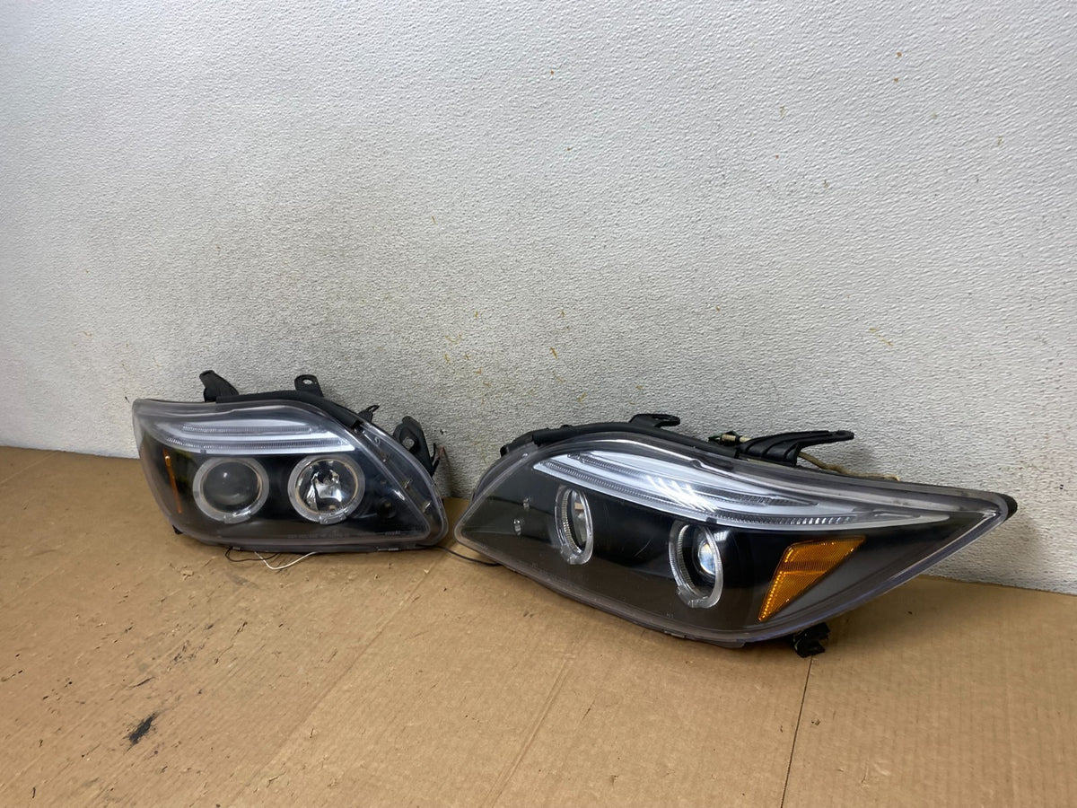 2005 to 2010 Scion Tc Left+Right Side Set Black LED Headlights AI8984 DW1