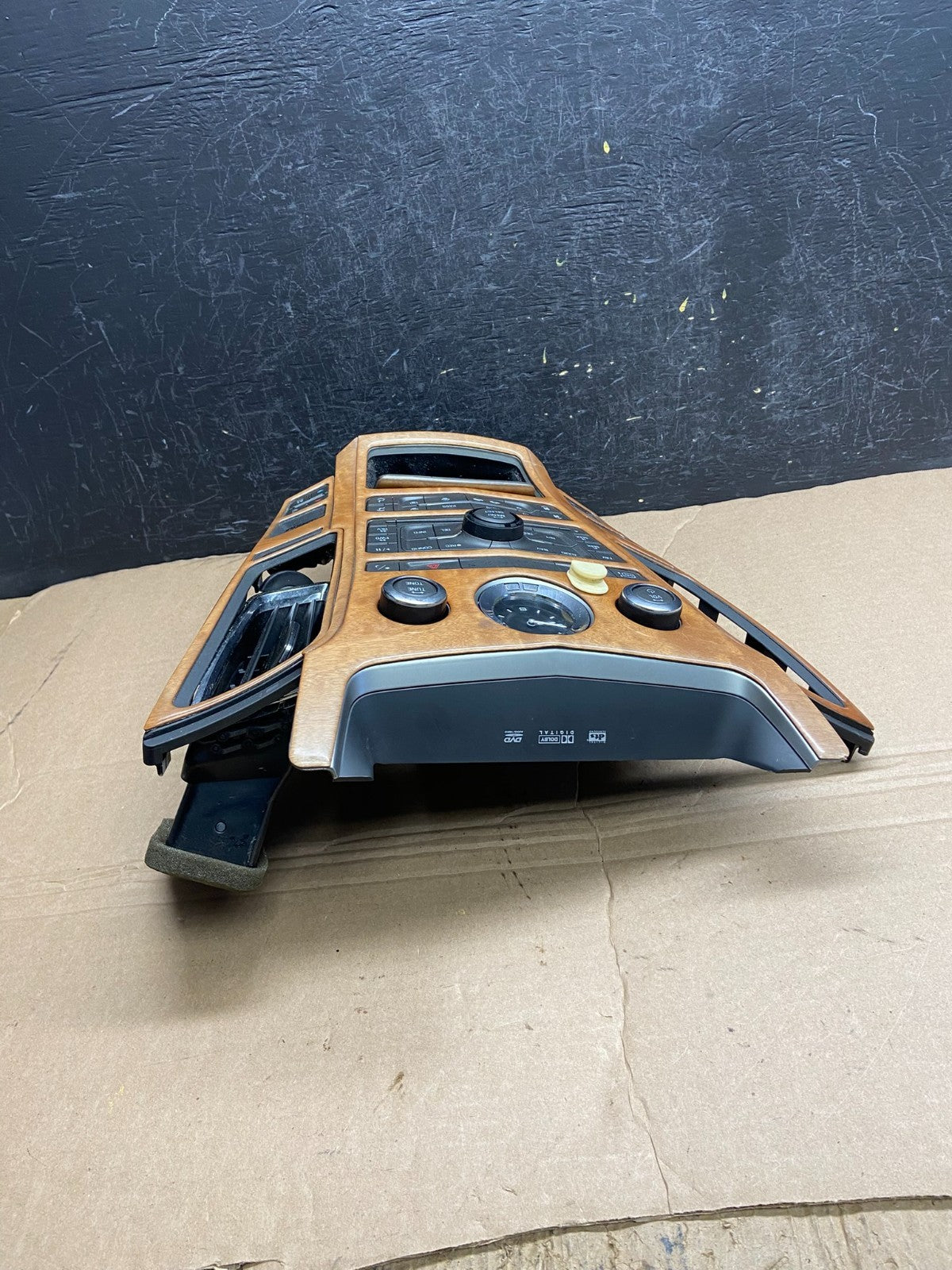 2008-2012 Cadillac CTS A/C Heater Radio Climate Control Panel Bezel OE AF1842 DG3
