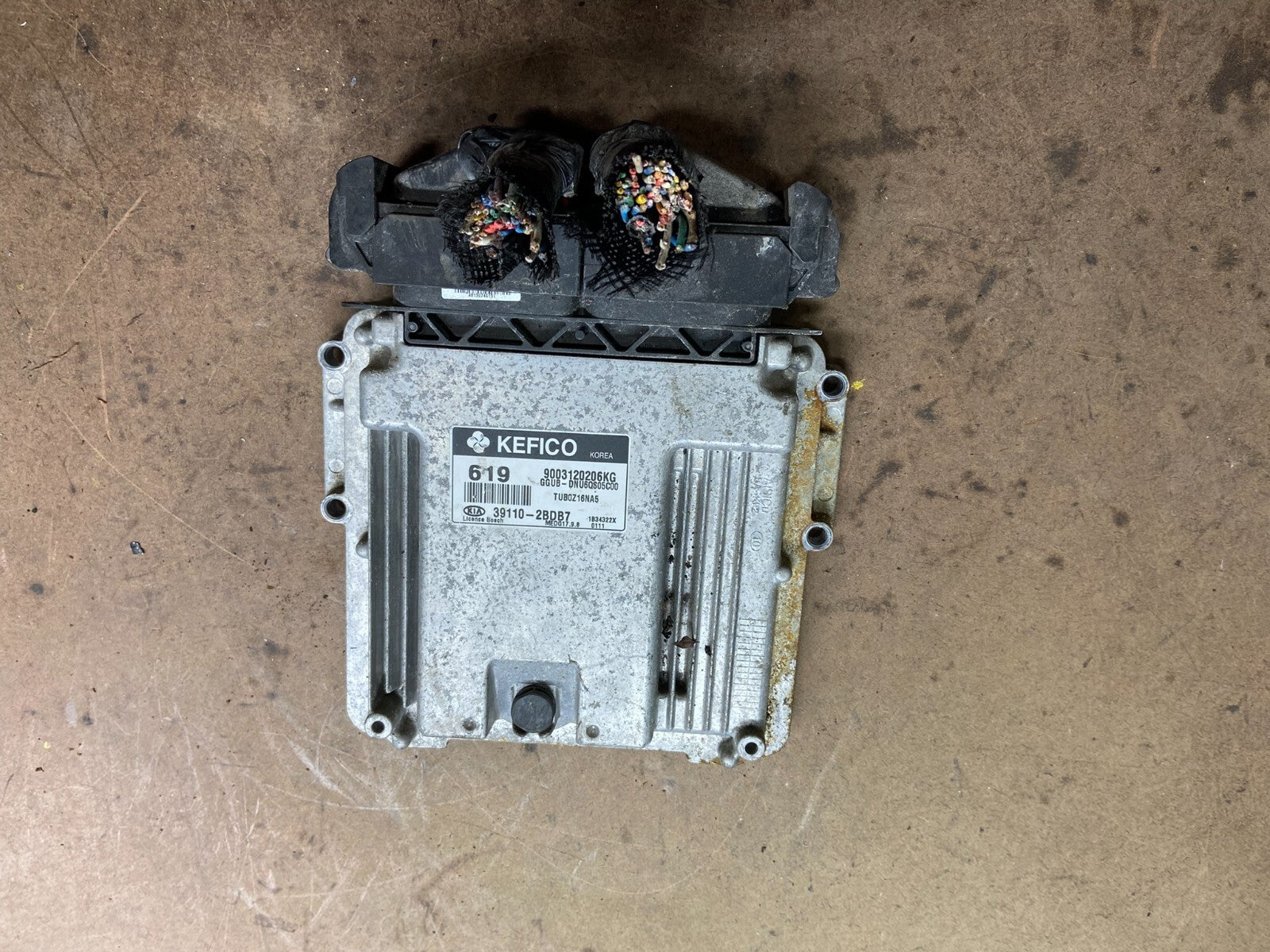 2011 to 2013 Kia Optima 2.4L Engine Computer 39110-2BDB7 M1181 DG0