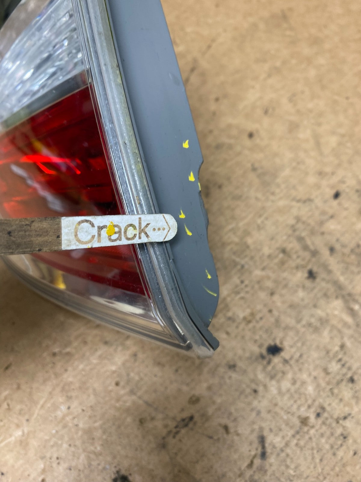 2007 2008 2009 Mazda Cx-9 Left Driver Lh Side Inner Tail Light Oem S7170 DW4