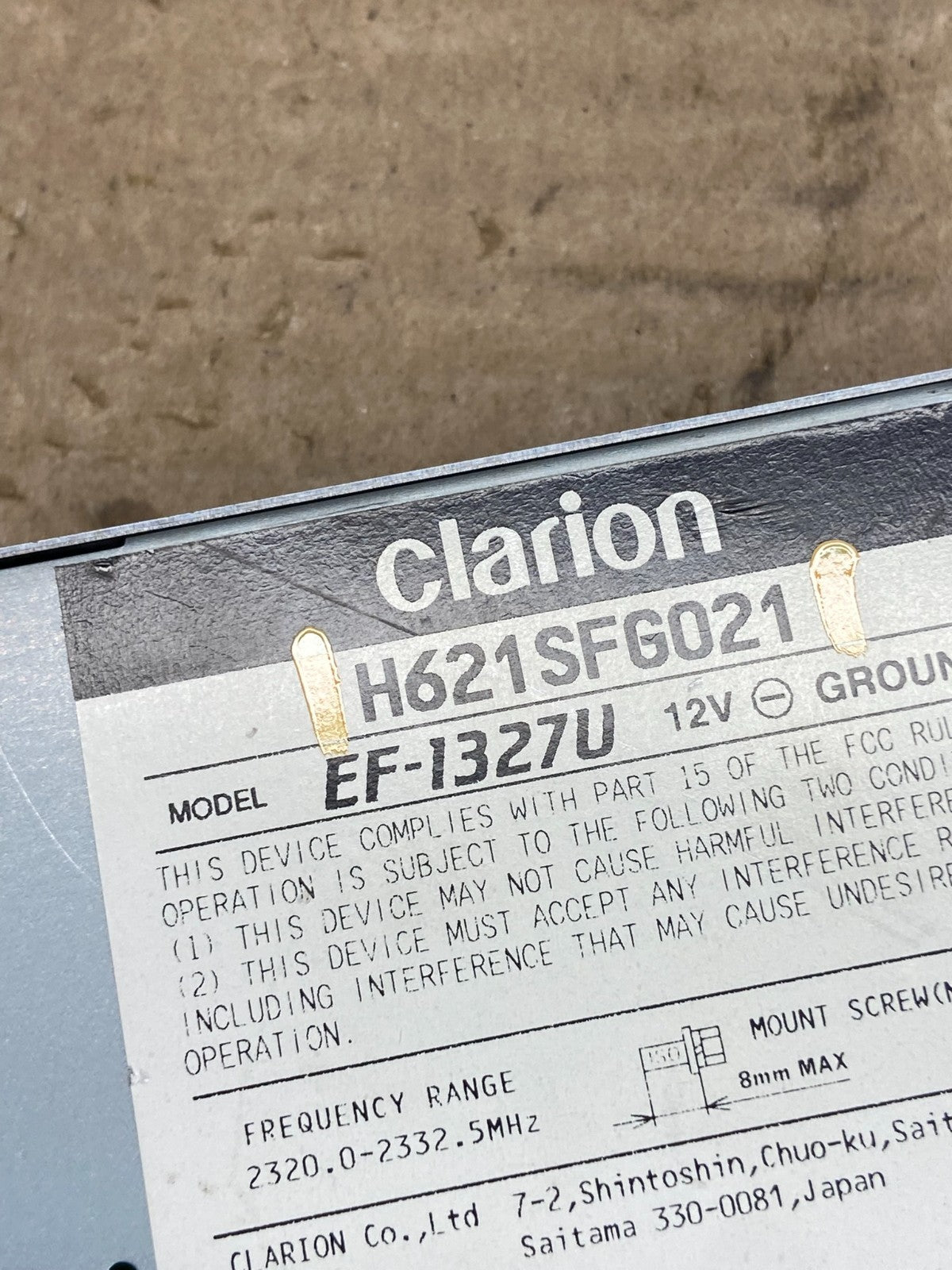 2006-2011 Subaru Tribeca Sirius Satellite Radio Receiver Module ah3717 DG4