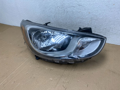 2013 to 2017 Hyundai Accent Right Passenger RH Side Headlight AE9125 DW1