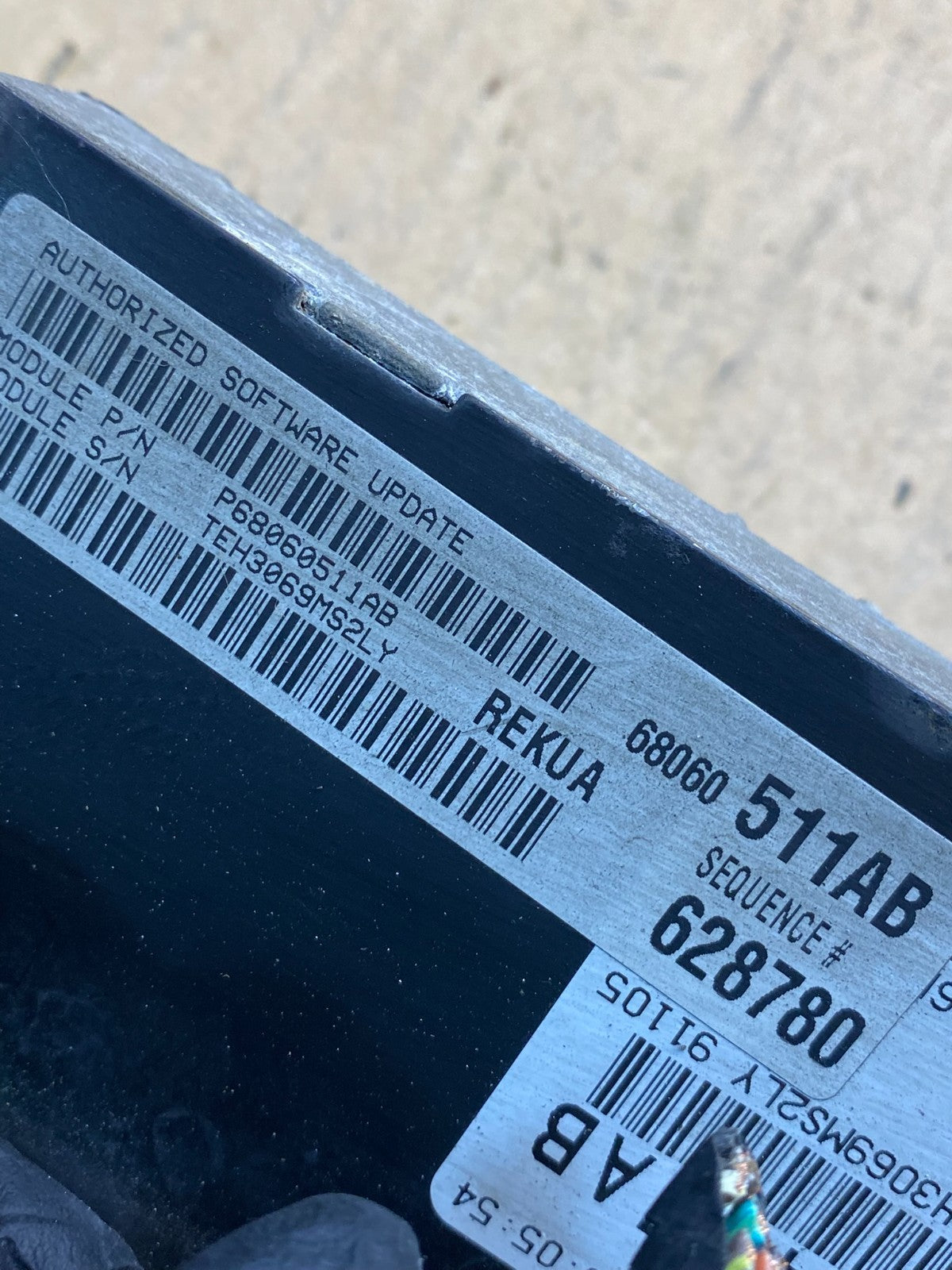 2009 to 2010 Jeep Grand Cherokee Computer Engine Control ECU ECM AH5077 DG2