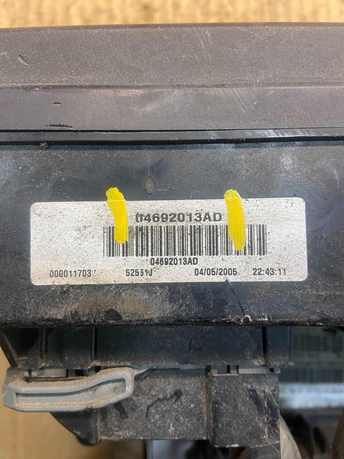 2005 Dodge Durango Fuse Box Tipm Fuse Box Relay Panel y3717 DG5