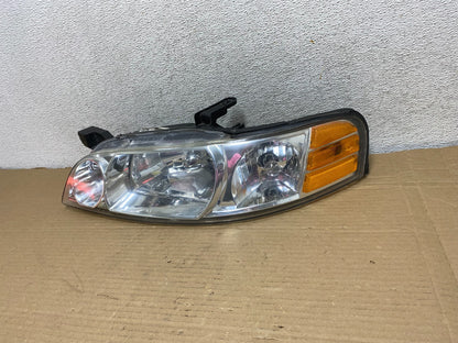 Sedan 2000 2001 Nissan Altima Headlight Left Driver LH AG8920 DW2