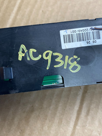 2002 - 2008 Mini Cooper Center Window Control Lock Switches Panel AC9318 DG6