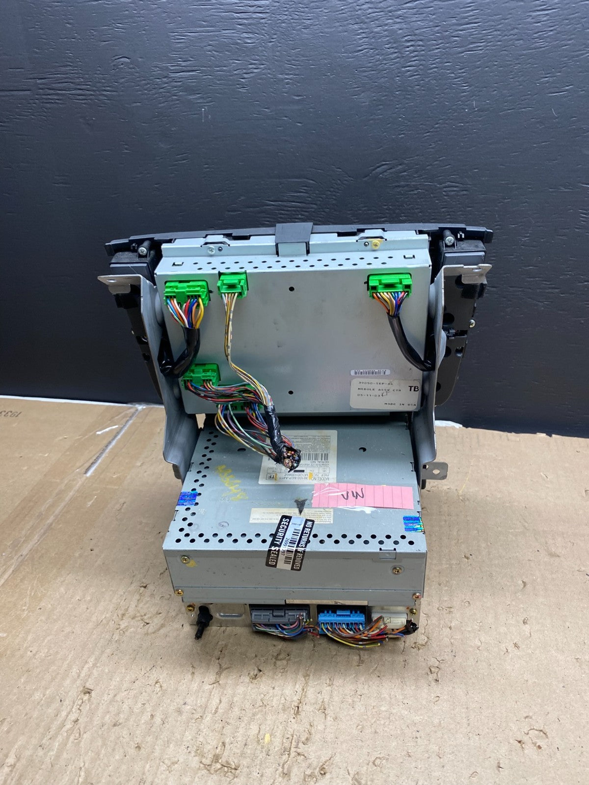 2007 2008 Acura TL Screen Display  Radio Climate Control OEM  AB5648 DG3