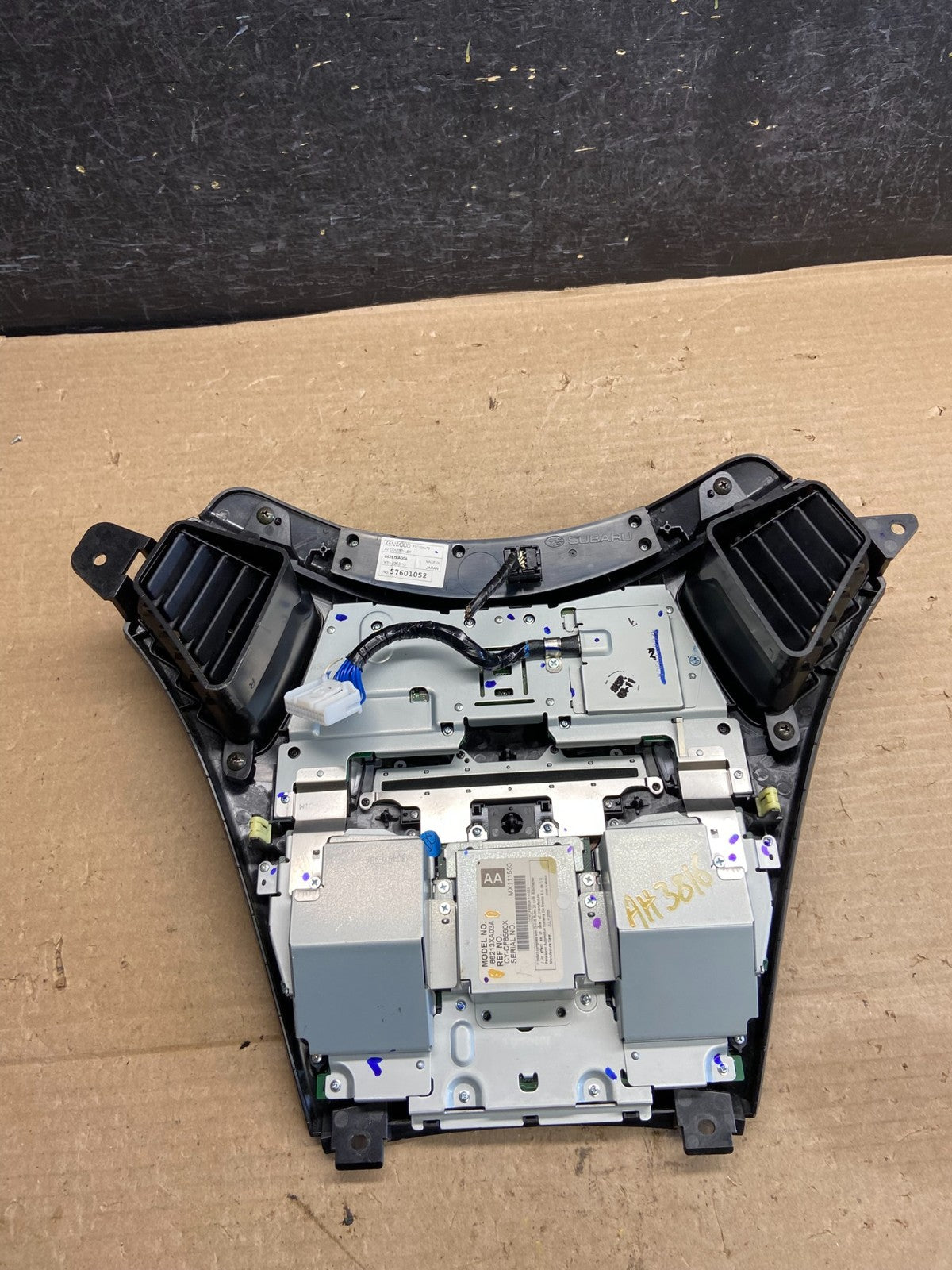 2006-2009 Subaru Tribeca Radio CD Player Climate Control Bezel Panel AH3816 DG6