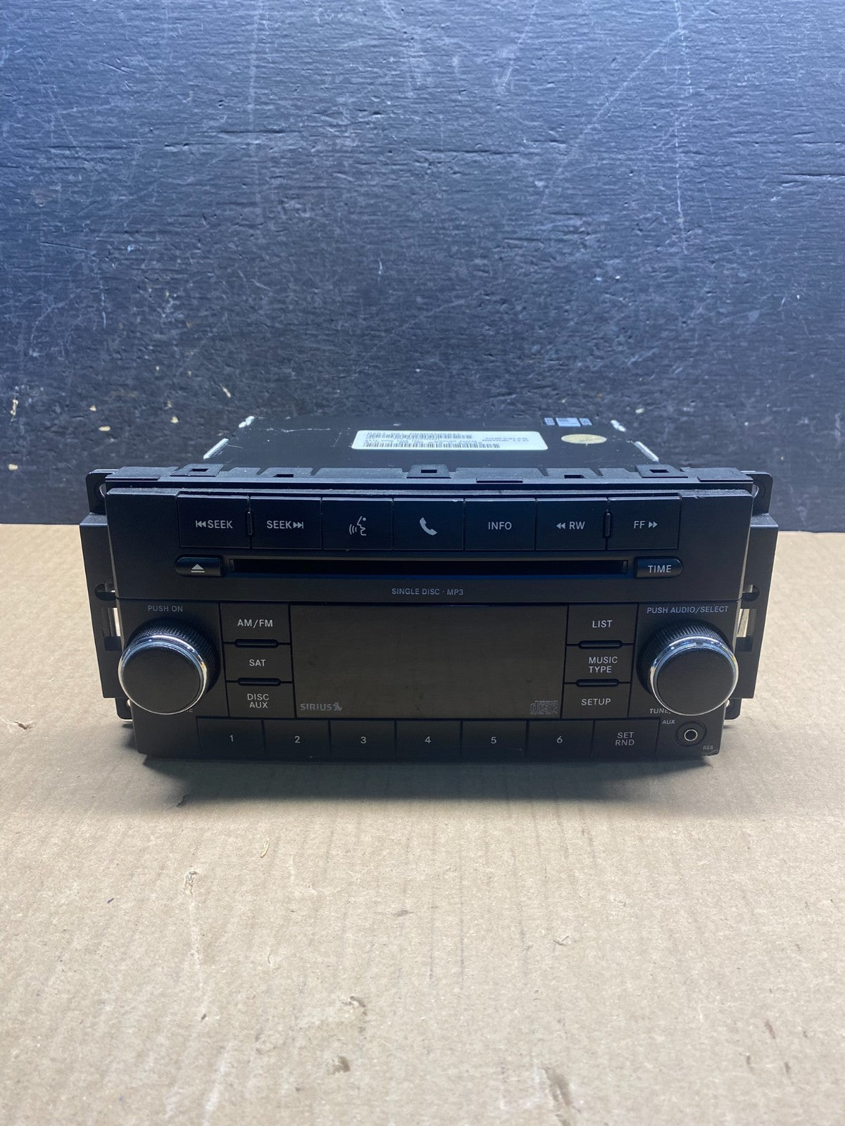 2007-2012 Chrysler Dodge Jeep Ram Radio CD MP3 AUX Receiver AG3798 DG0
