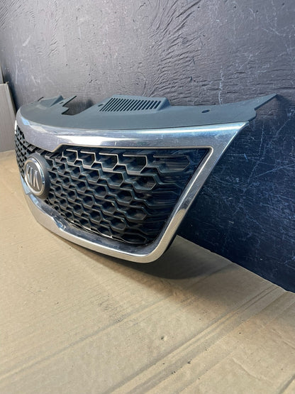 2010 to 2013 Kia Forte Koup Black Front Upper Bumper Grill Grille AC9736 DW2