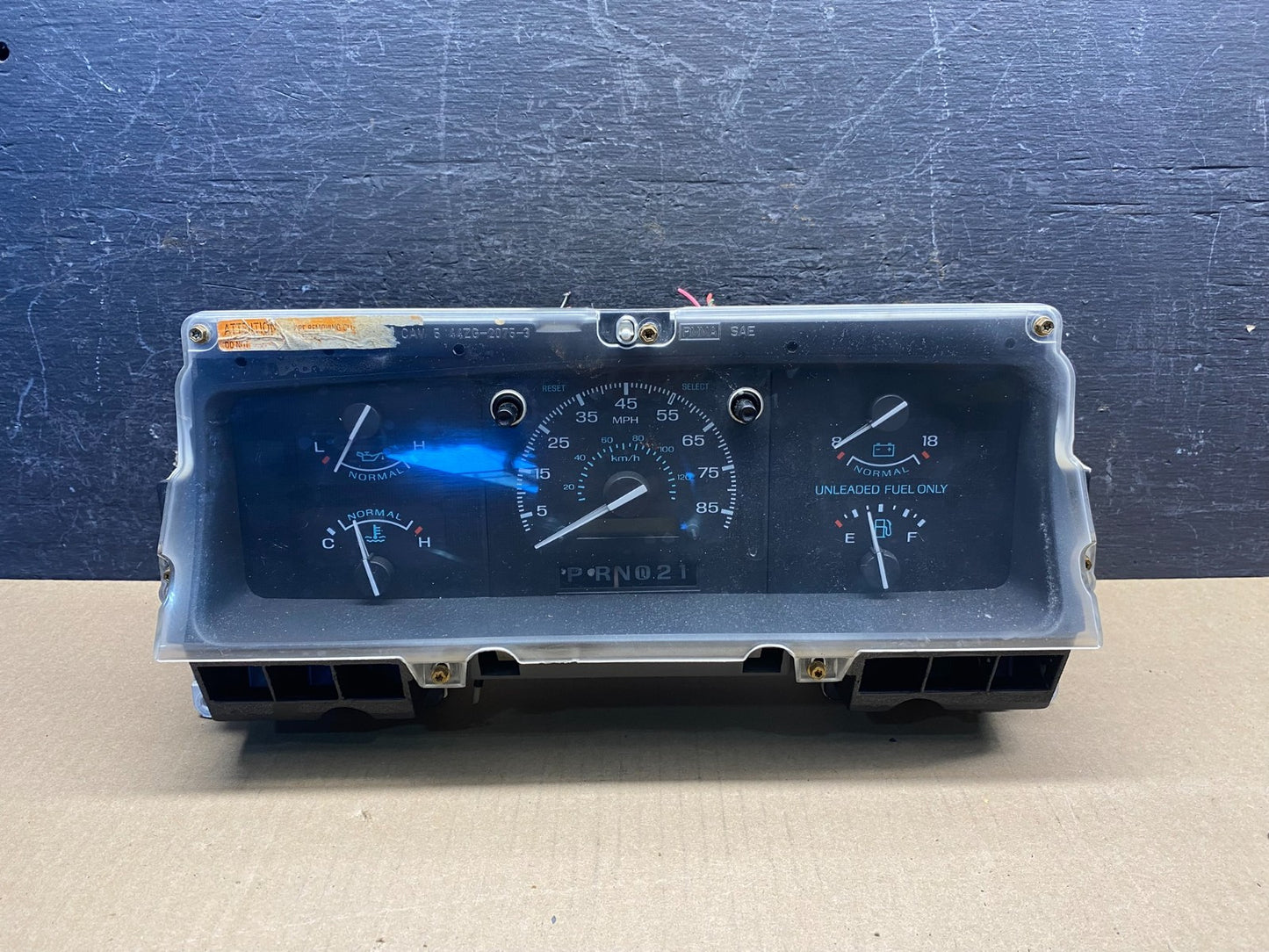 1992 to 1996 Ford F150 F-Series Bronco Speedometer Cluster Gauge ag7463 DG0