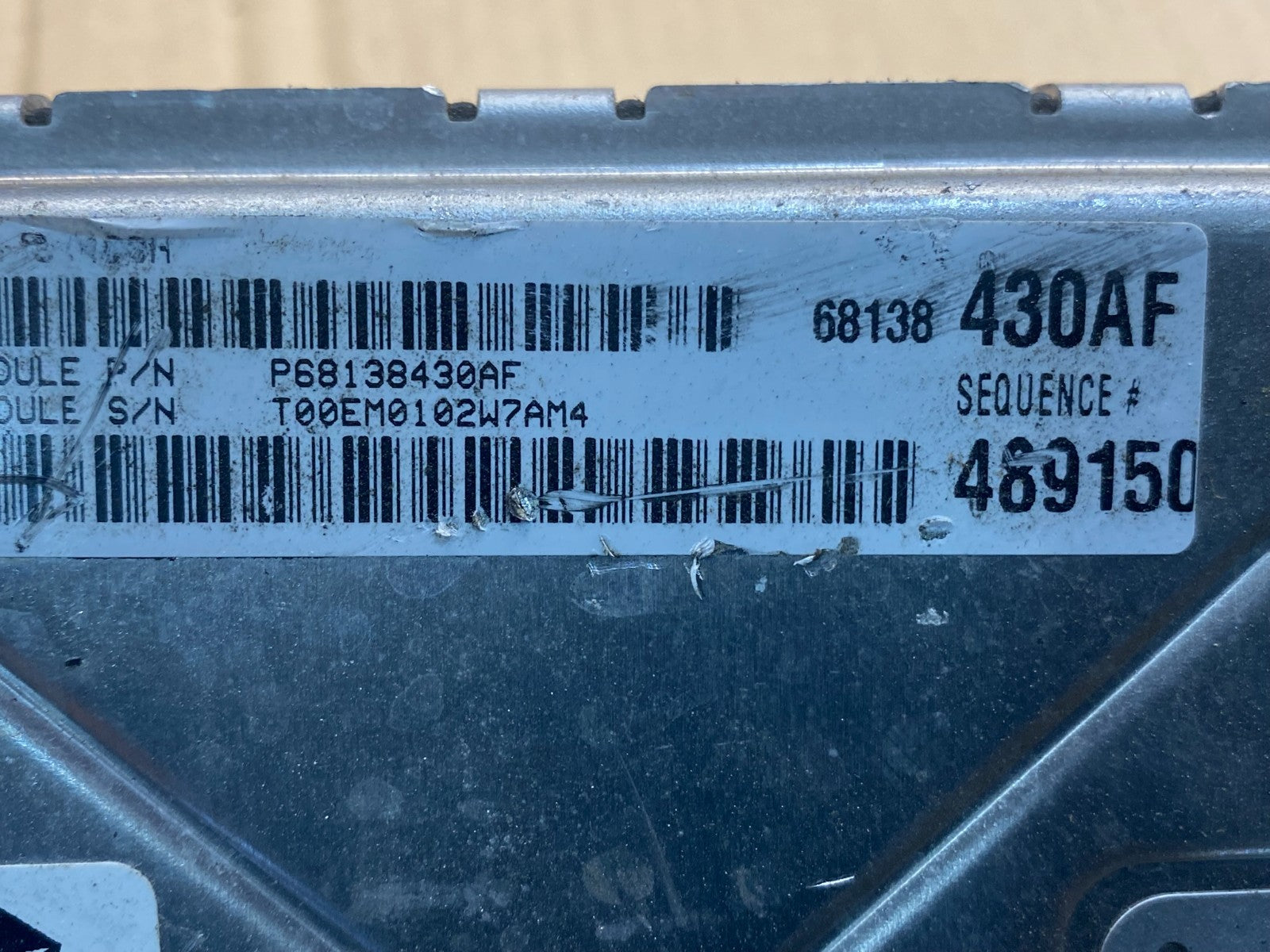2012 Chrysler 300 Magnum Charger Engine Control Module ECM ECU AE2171 DG2
