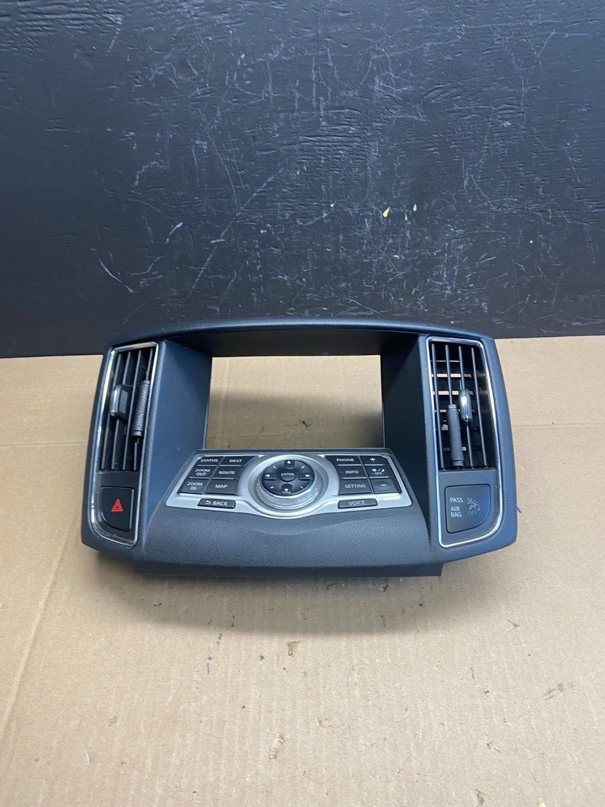 2011 2012 2013 Nissan Maxima Radio Audio Panel Control Bezel Trim  AB9292 DG0