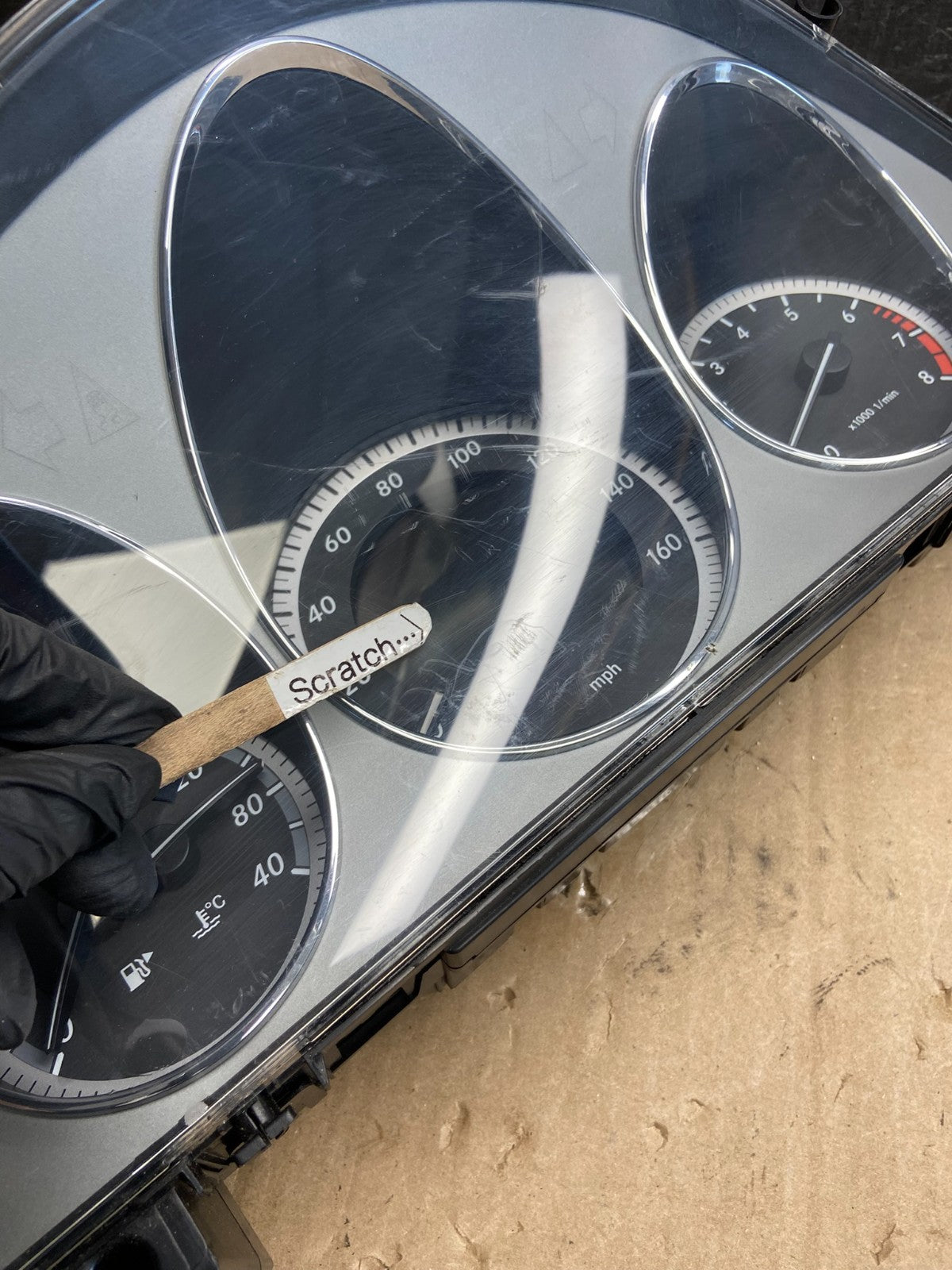 2008-2011 Mercedes W204 C300 C350 Instrument Cluster Speedometer AD7178 DG1