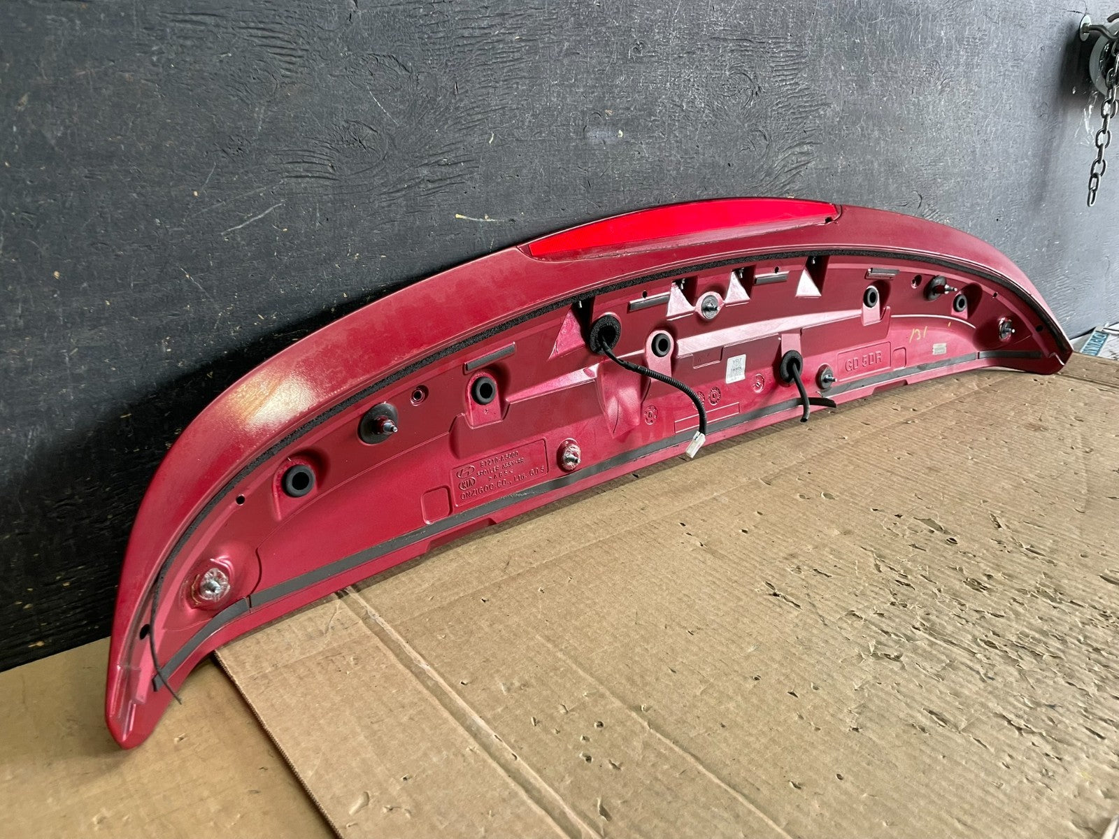 2013 to 2016 Hyundai Elantra GT Rear Spoiler Trunk Wing OEM AB3145 DG9
