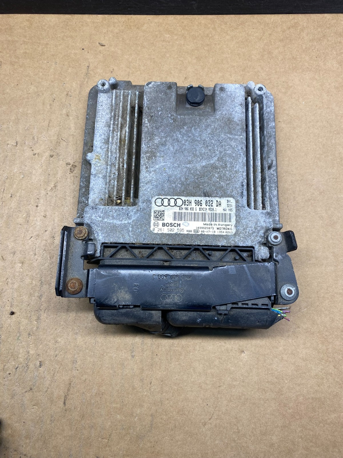 2007 2009 Audi Q7 3.6L Engine Computer Ecu Pcm Ecm Pcu AH6954 DG0