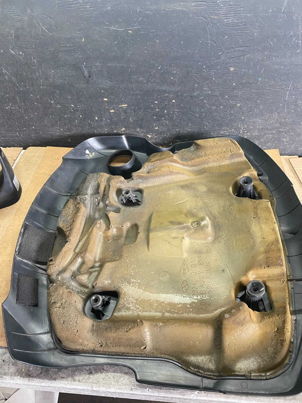2012 2013 2014 Hyundai Genesis 3.8L Engine Motor Shield Cover OEM Q8499 DG6