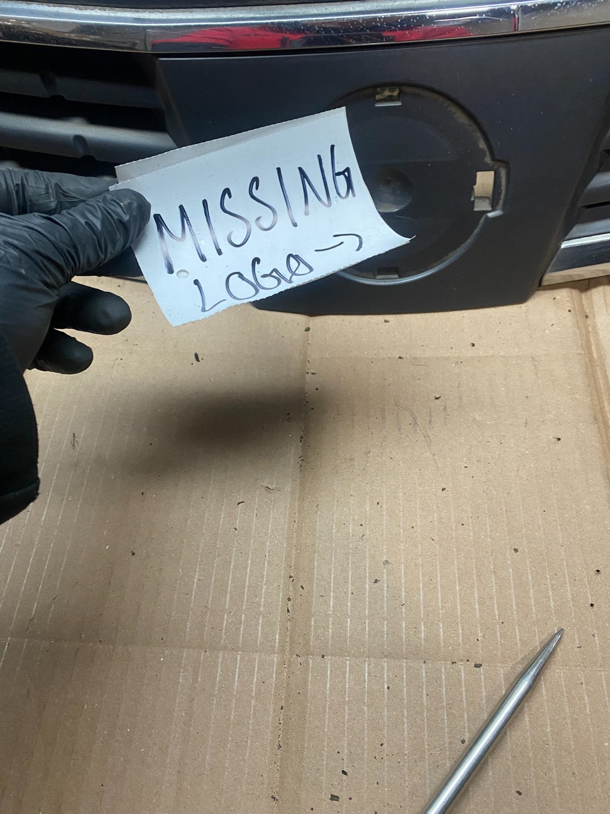 2007 2008 2009 Nissan Versa Sedan Front Upper Grill Grille Oem W4665  DG3