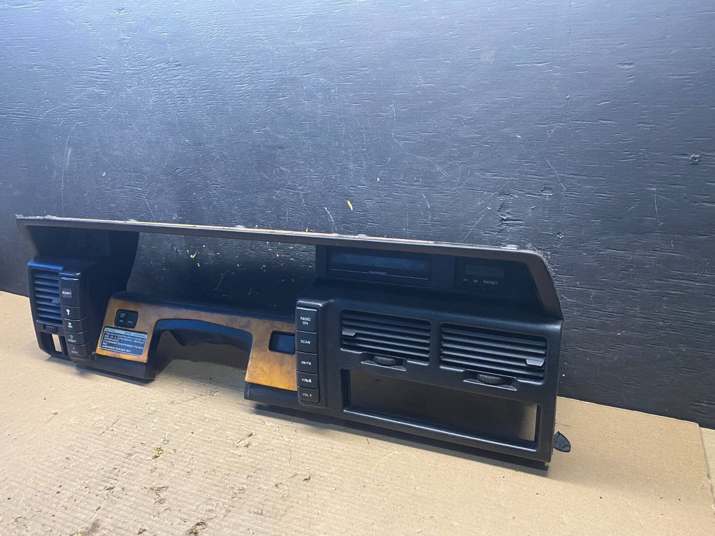 1991 - 1992  Infiniti M30 Instrument Speedometer Cluster Bezel Trim OEM S8961 DG2