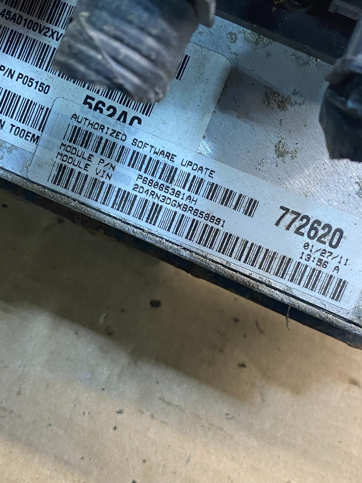 2011 Dodge Grand Caravan Town & Country ECU Engine Computer ai7510 DG2