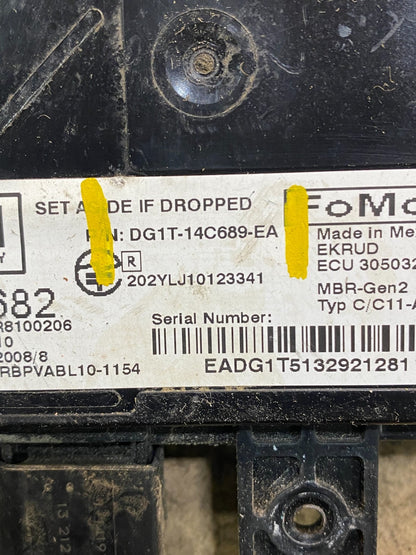 2013 to 2018 Ford Lincoln Rear Radar Blind Spot Module z4966 DG2