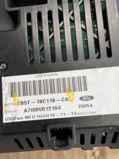 2014 to 2019 Ford Explorer Radio Information Display Screen ae1933 DG4