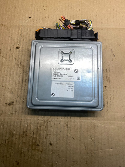 2007 to 2010 Bmw 328i X3 Ecm Ecu Engine Computer Module 7567609 ac0376 DG0