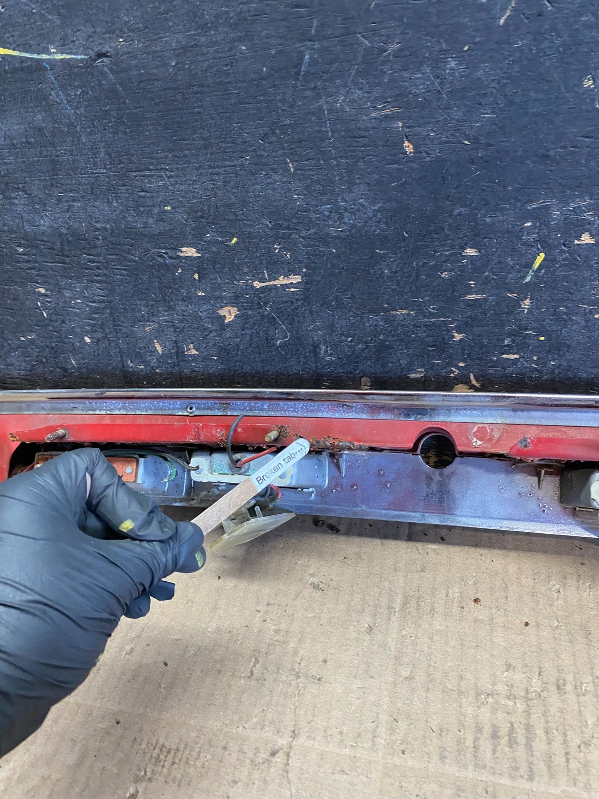 1986 to 1991 Jaguar Xjs Boot Lid Rear Plinth Section Fitting Panel U6475 PS8