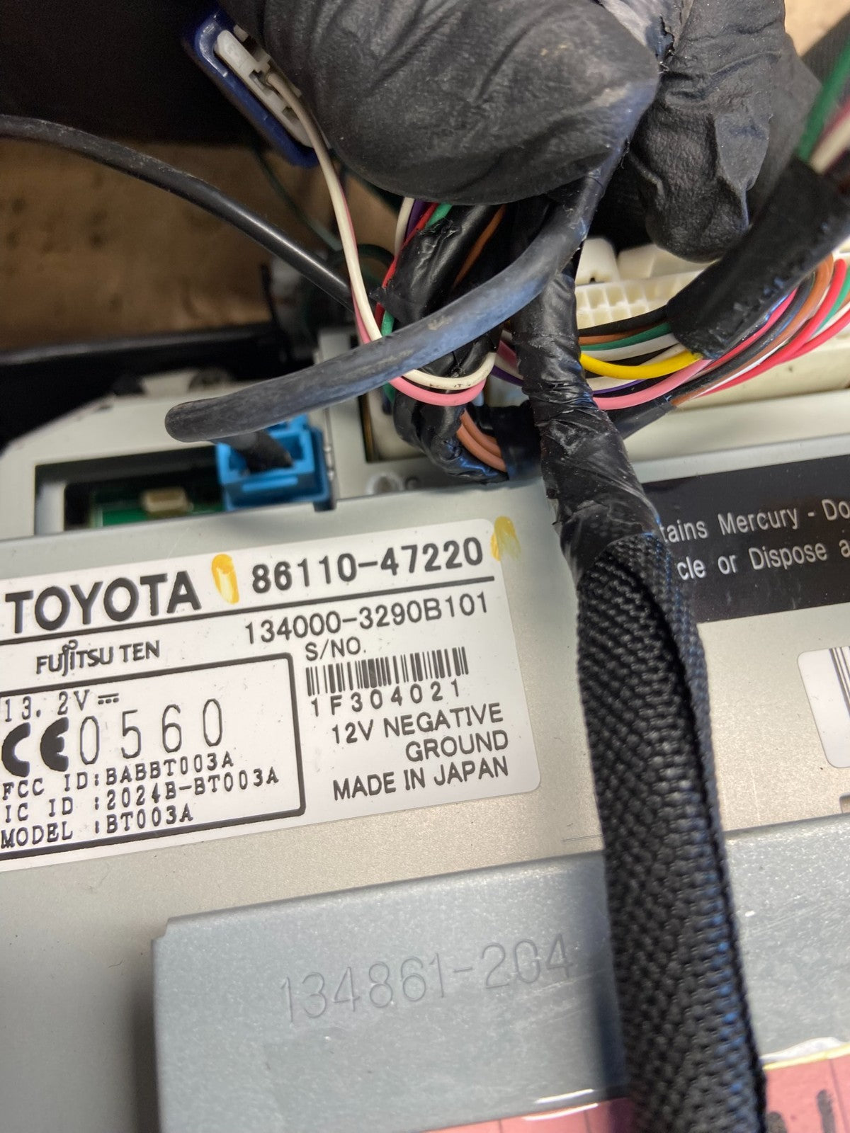 2006 to 2009 Toyota Prius Radio Stereo Receiver Screen Display AD6949 DG5