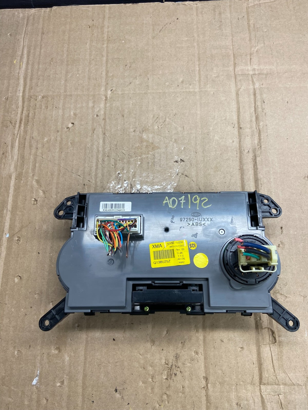 2011 2012 2013 Kia Sorento Temperature AC Climate Control 97250-1uxxx AD7192 DG3