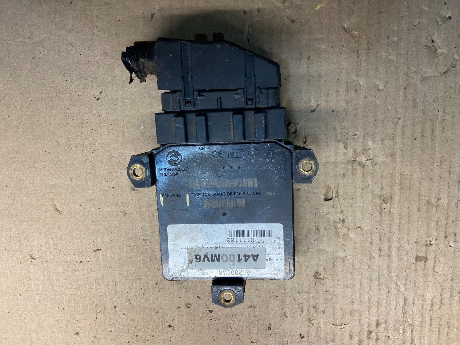 Allison Transmission Control Module 29545323 AC05281