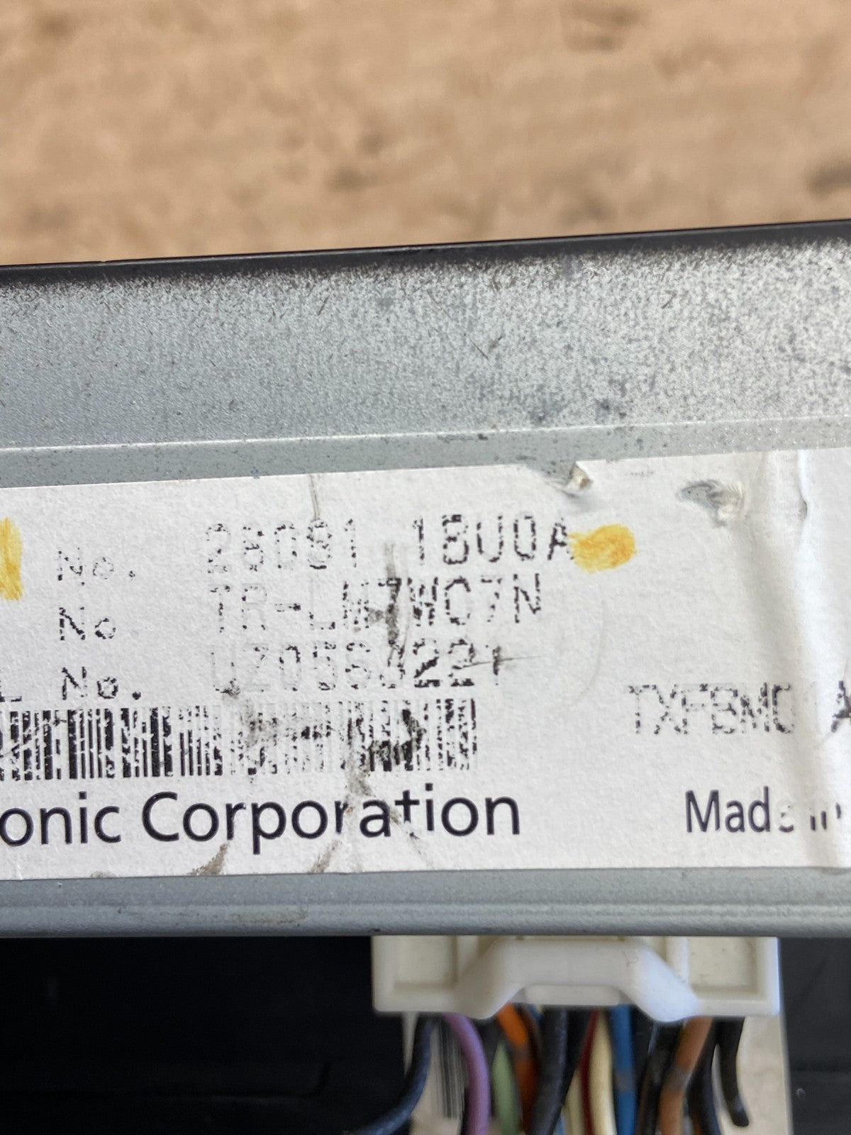 2011 - 2012 Infiniti G35 Information Display Screen 280911BU0A AG8701 DG6