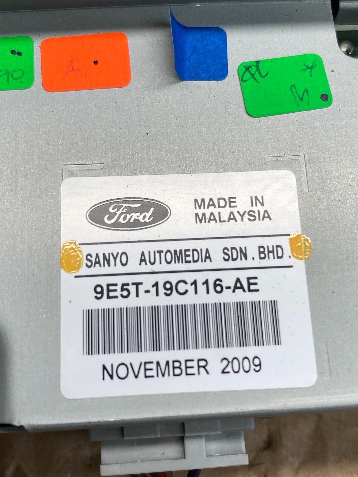 2010 2012 Ford Fusion Dash Information Display Screen af6522 DG4