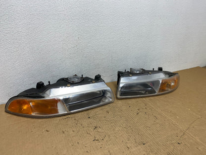 1995 to 2000 Dodge Stratus Left+Right Halogen Headlights AC8119 DW2