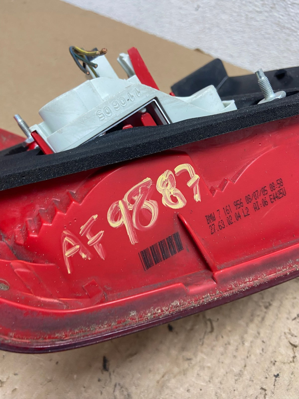 2006 2007 2008 Bmw 328i 3 Series Right Passenger Rh Side Tail Light AF9887 LK6